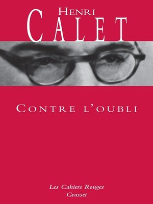 cover image of Contre l'oubli
